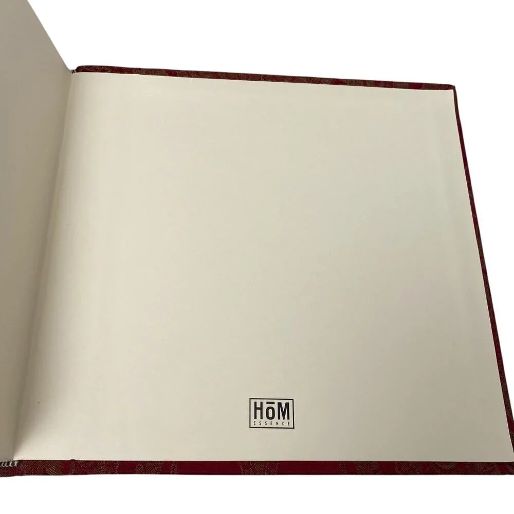 Luxury Photo Album Red Damask Fabric Holds 200 Photos 2 Up by Hom